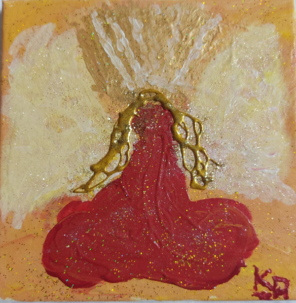 Engelbild "Engel der Barmherzigkeit" Acrylbild